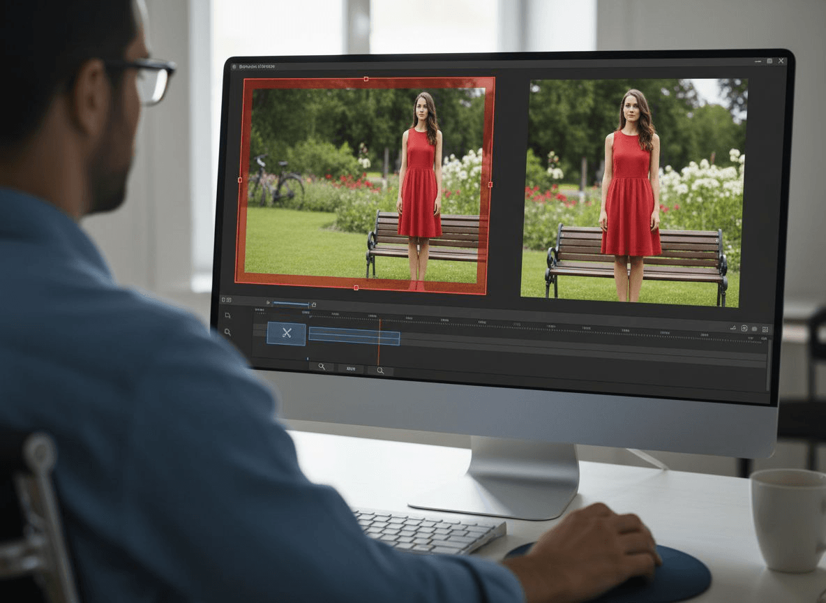 Removing Distractions from the Frame