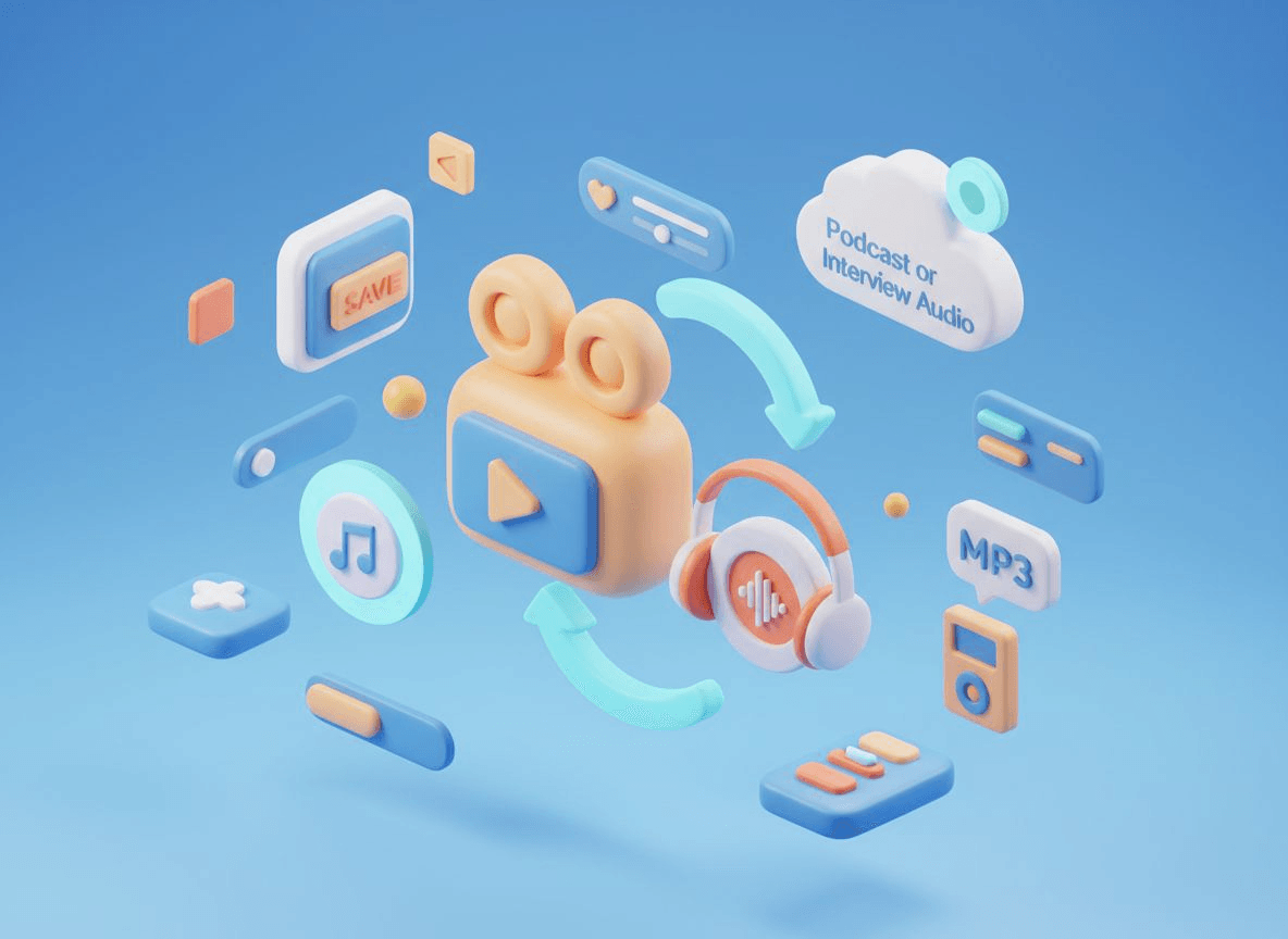 Save Podcast or Interview Audio